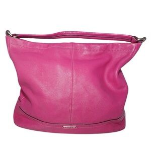 Coach Pink Park Pebble Leather F23293 Hobo Bag